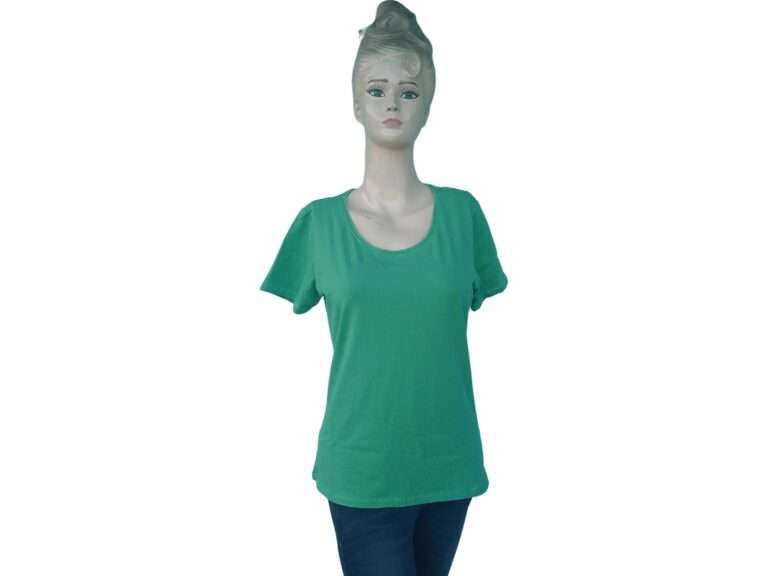 ladies-solid-green-t-shirt