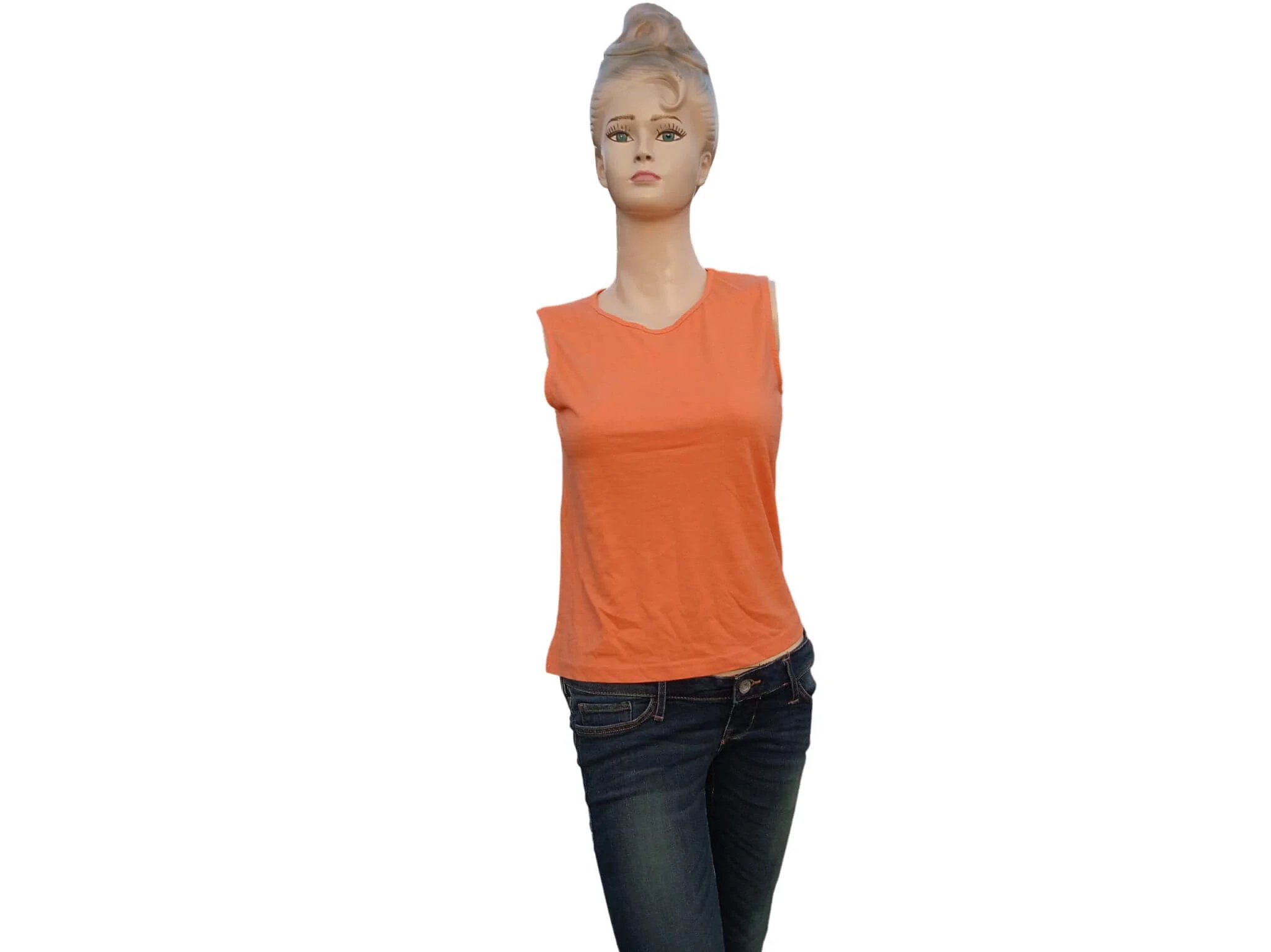 orange-color-top-dress