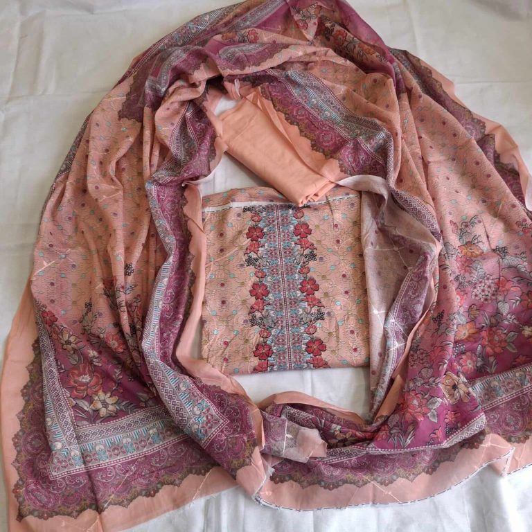 light-embroidery-work-three-piece-dress-at-buff-color