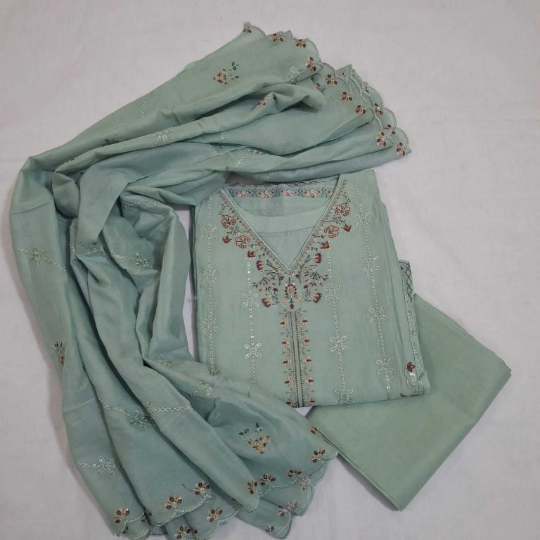 Premium-Embroidery-Sequence-Three-Piece-Dress-for-women