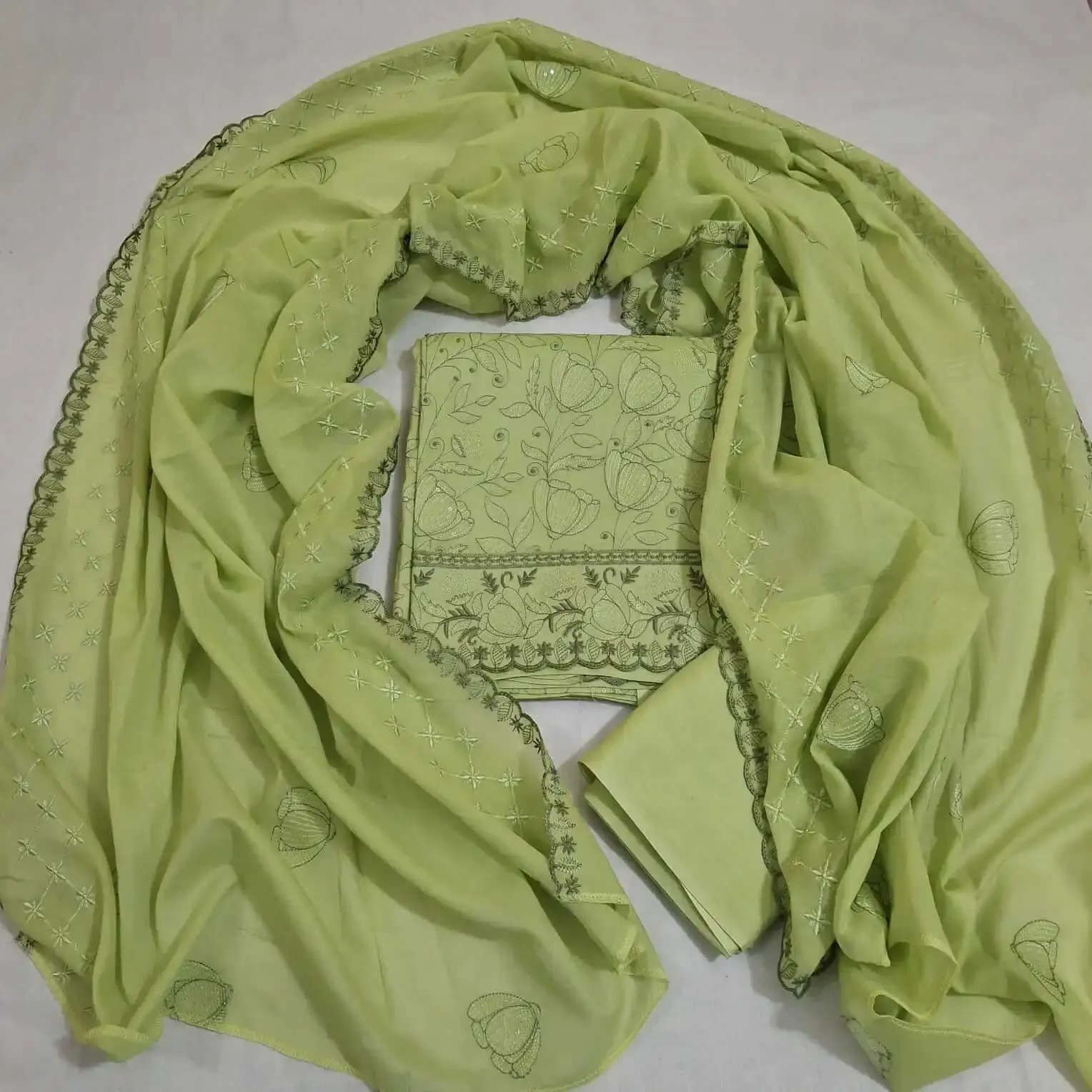 Dream-Zone-Embroidery-3pcs-in-Green
